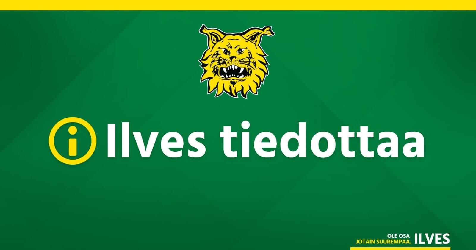 Ilves tiedottaa