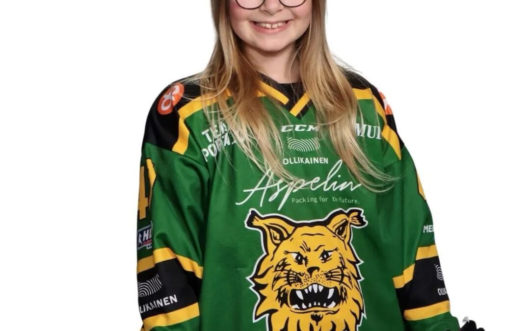 Esittelyssä Ilves-perheen Ilves Ringette E-junioreiden hyökkääjä Alexandra ”Allu” Kuro