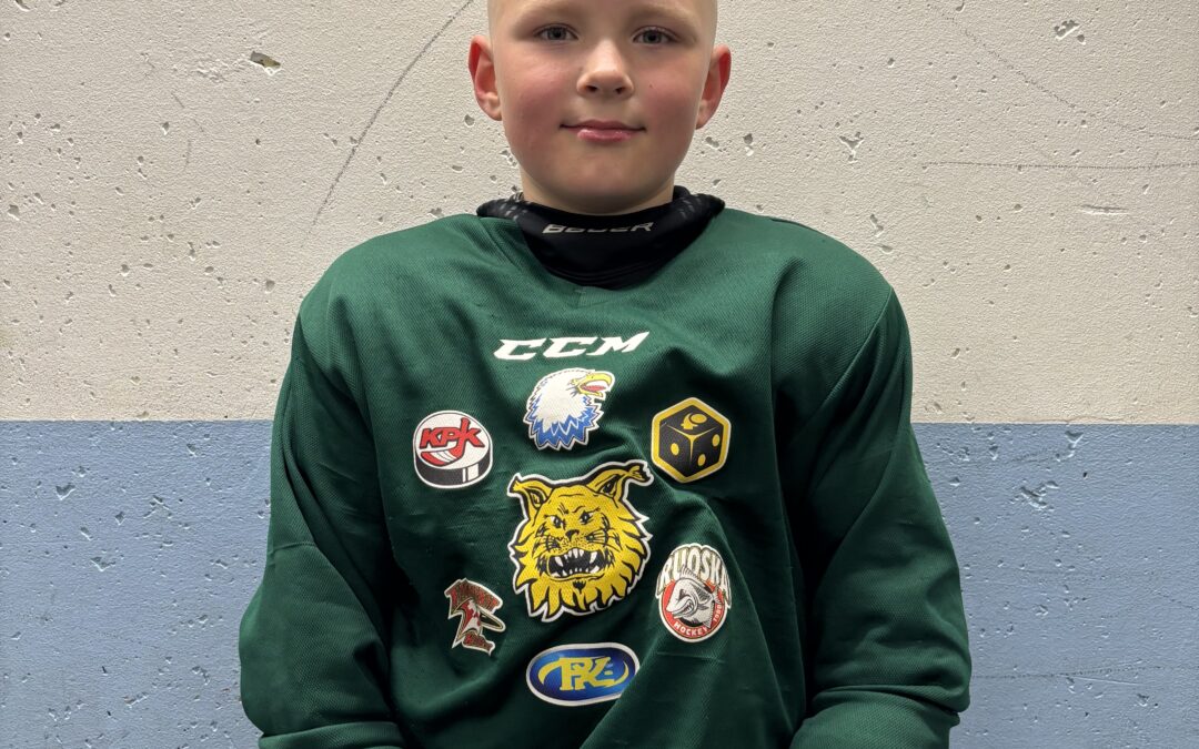 Esittelyssä Ilves-perheen Jääkiekon Ilves U11 ja jalkapallo Ilves Vehmaisen pelaaja Kasper Nevalainen