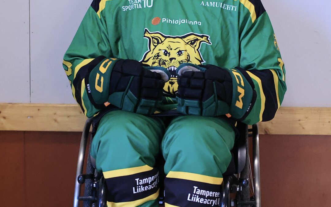 Esittelyssä Ilves-perheen parajääkiekon hyökkääjä Niklas Sevenius