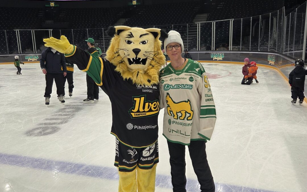 Esittelyssä Ilves-perheen Jääkiekon huoltaja Päivi Härkki