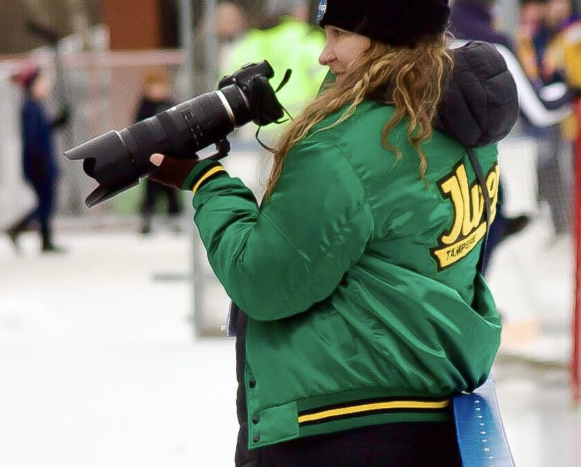 Esittelyssä Ilves-perheen U18SM viestintävastaava ja valokuvaaja Pernilla-Drugge Ahlberg